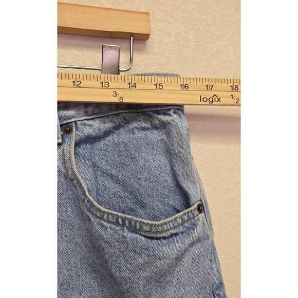 Vintage Old Navy High-Waisted Light Wash Relaxed Fit Mom Jeans Size 16 - Picture 5 of 10